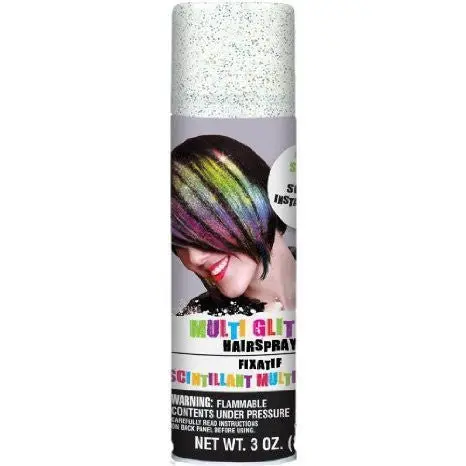 Multicolor Glitter Hairspray – 3Oz Festive Hair Finishing Spray 1