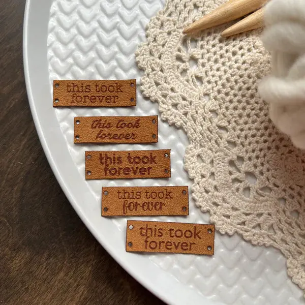 Muster.Pattern Customizable Knitting Project Tags 1