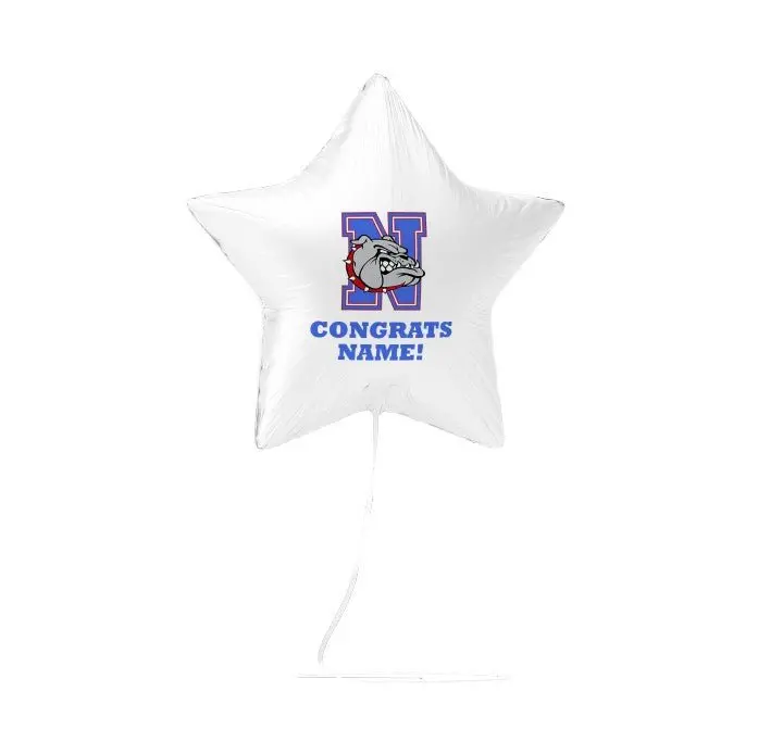 Nampa High School Graduation Balloon – 17-Inch Custom Congrats Design 1