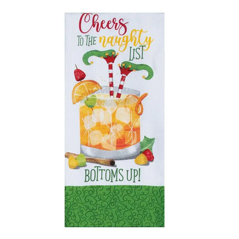 Naughty Elf Terry Towel Fabric – Holiday Comfort Series H6884 1