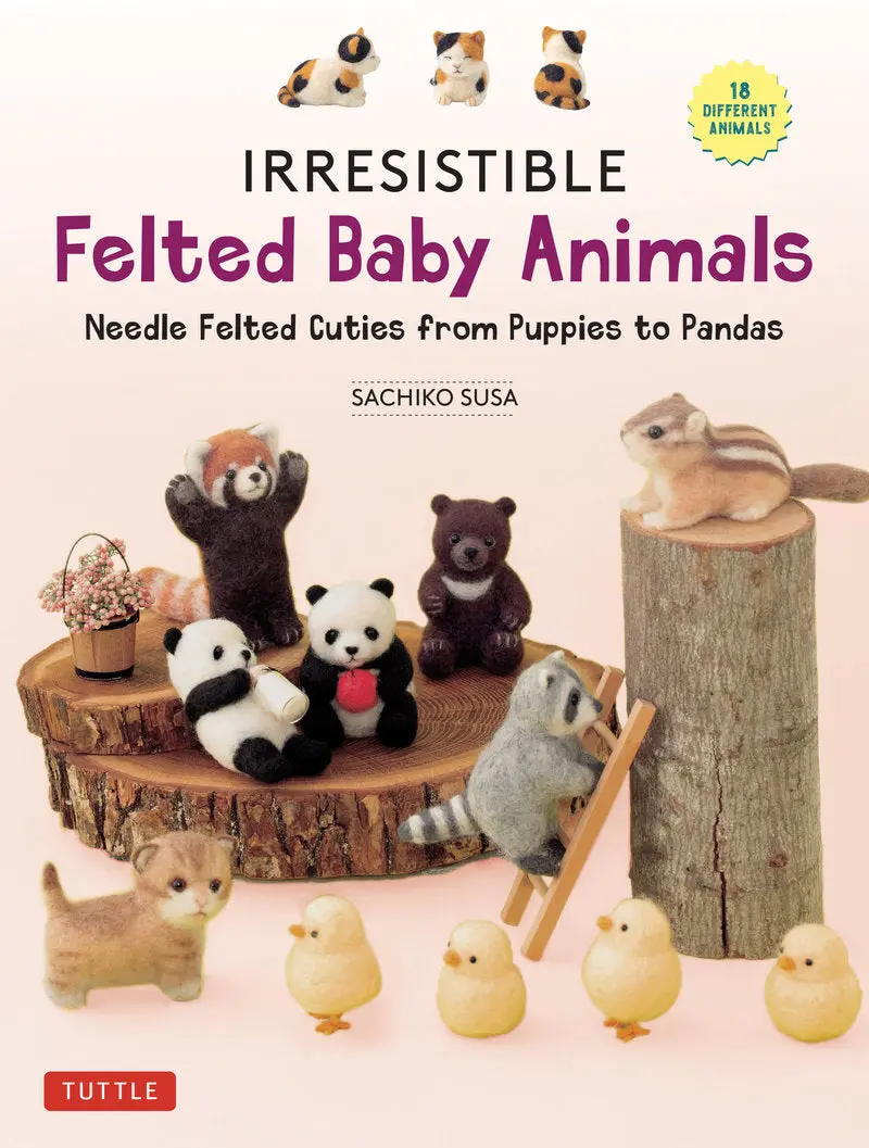 Needle-Felted Baby Animal Patterns – Soft, Huggable, Beginner-Friendly 1