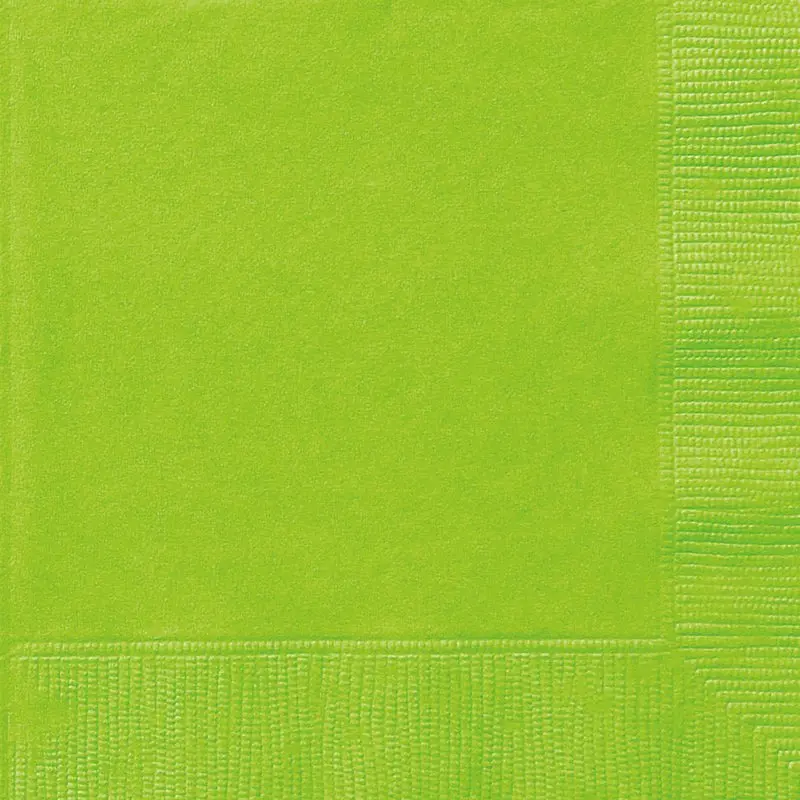 Neon Green Lunch Napkins – 100-Count Disposable Pack 1