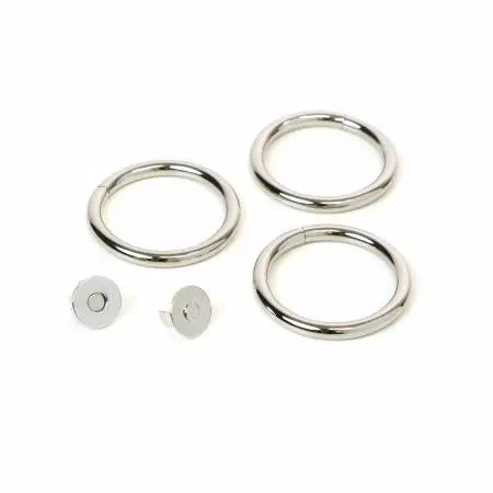 Nickel Scarlett Hardware Kit For Crafters – Sallie Tomato 1