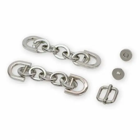 Nickel Sophie Hardware Kit For Diy Bags – Sallie Tomato 1