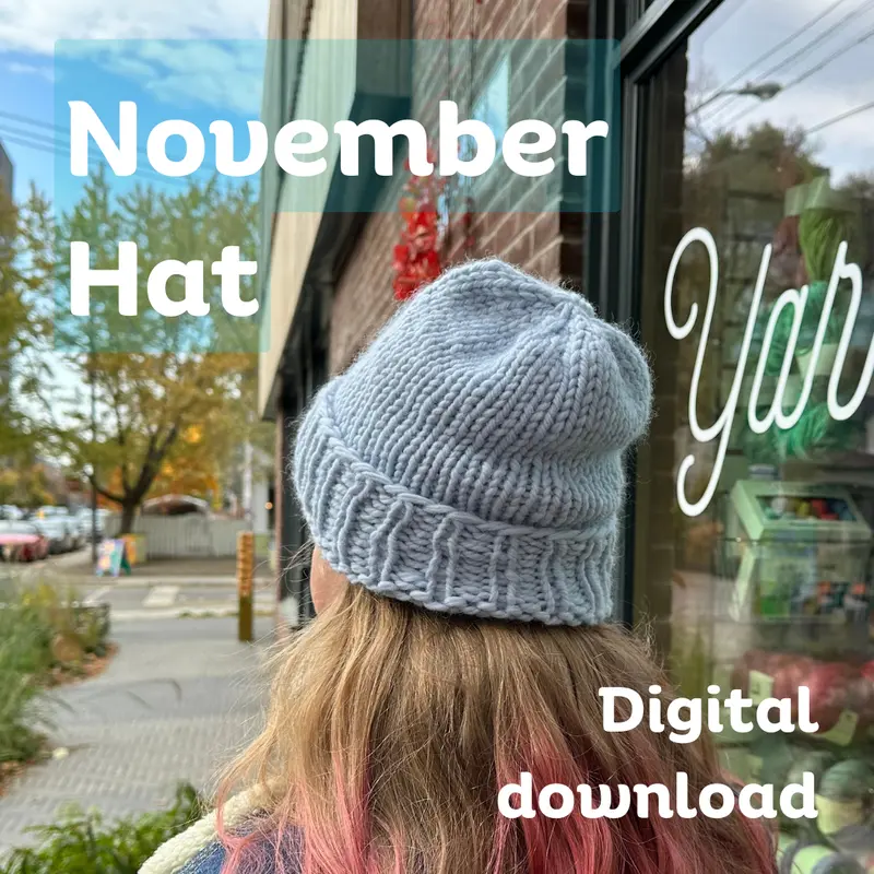 No-Needle Circular Hat Pattern For November Knitting Projects 1
