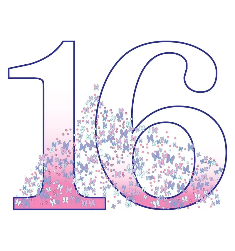 Number 16 Life-Size Standee – Tailored Print, Allow 10–14 Business Days 1