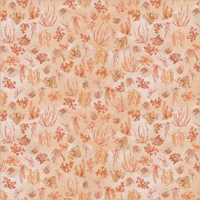 Ocean Life Reef Coral Cotton Fabric 1