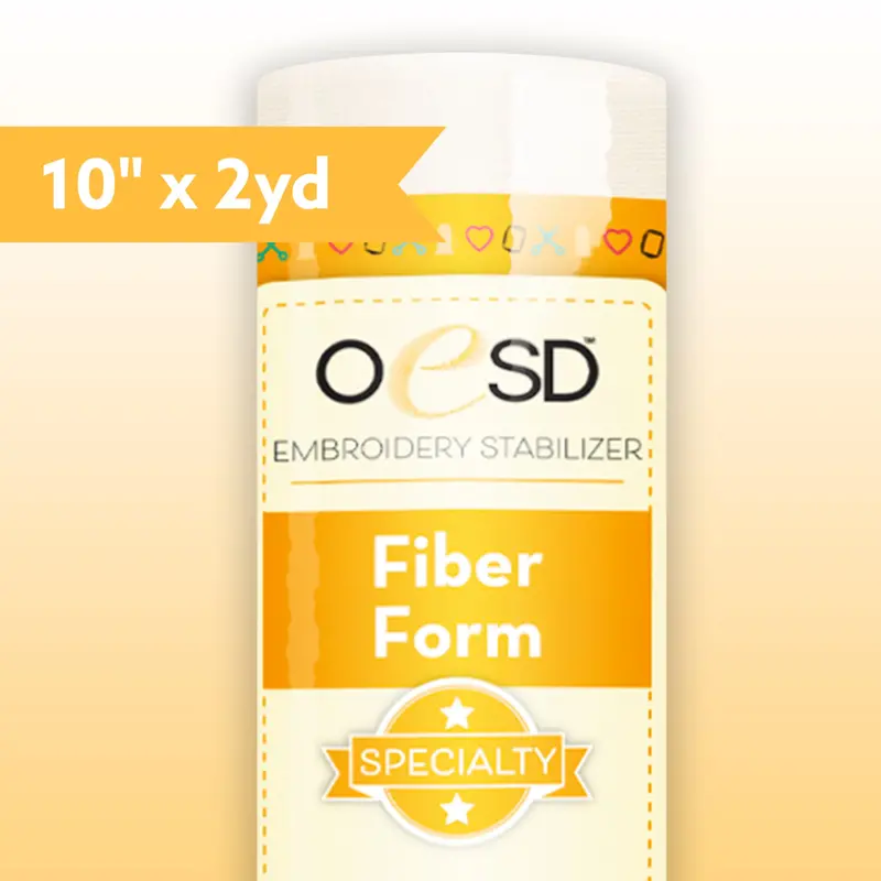 Oesd Fiber Form Lightweight Embroidery Stabilizer – 10 In × 2 Yd 1