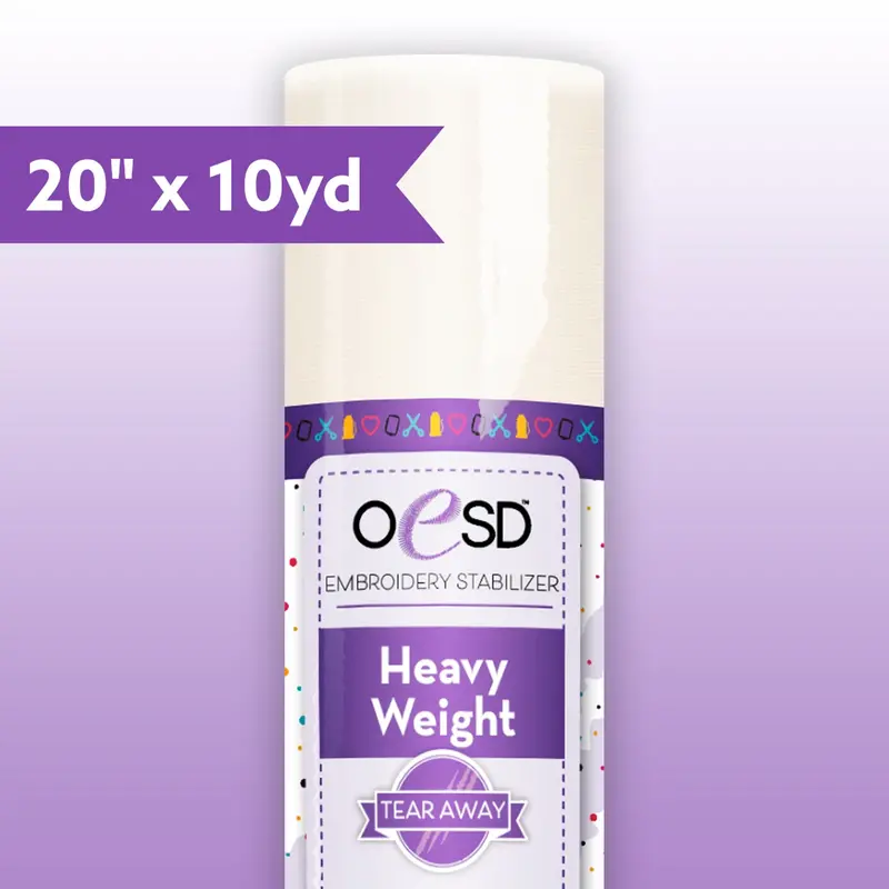 Oesd Heavy-Duty Tear-Away Stabilizer – 20" X 10 Yards 1