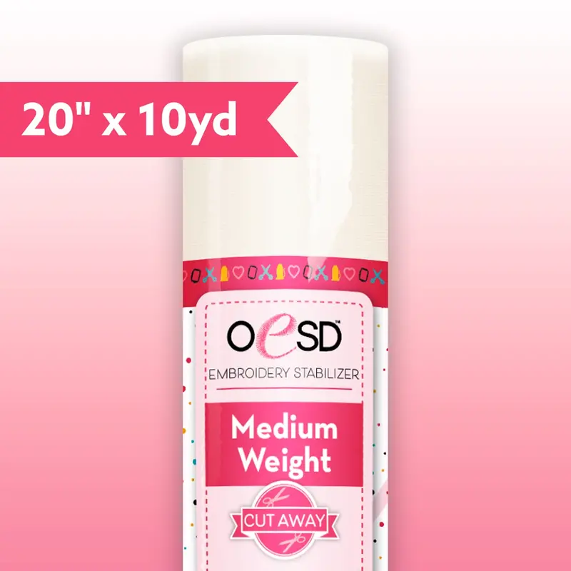Oesd Medium-Weight Cut-Away Stabilizer – 20" X 10 Yards 1