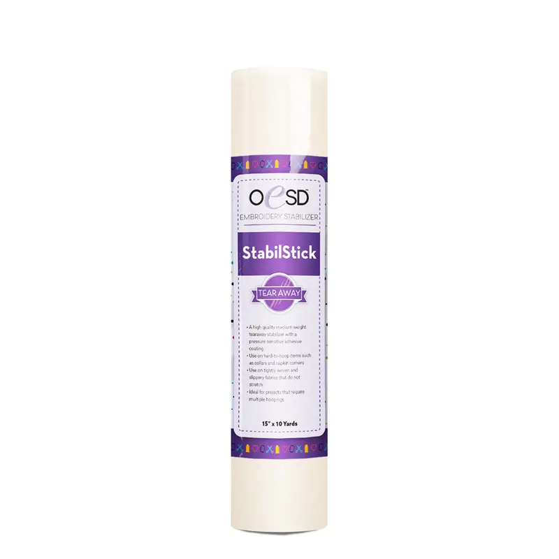 Oesd Stabilstick Tear-Away Embroidery Stabilizer – 15 In × 10 Yd 1