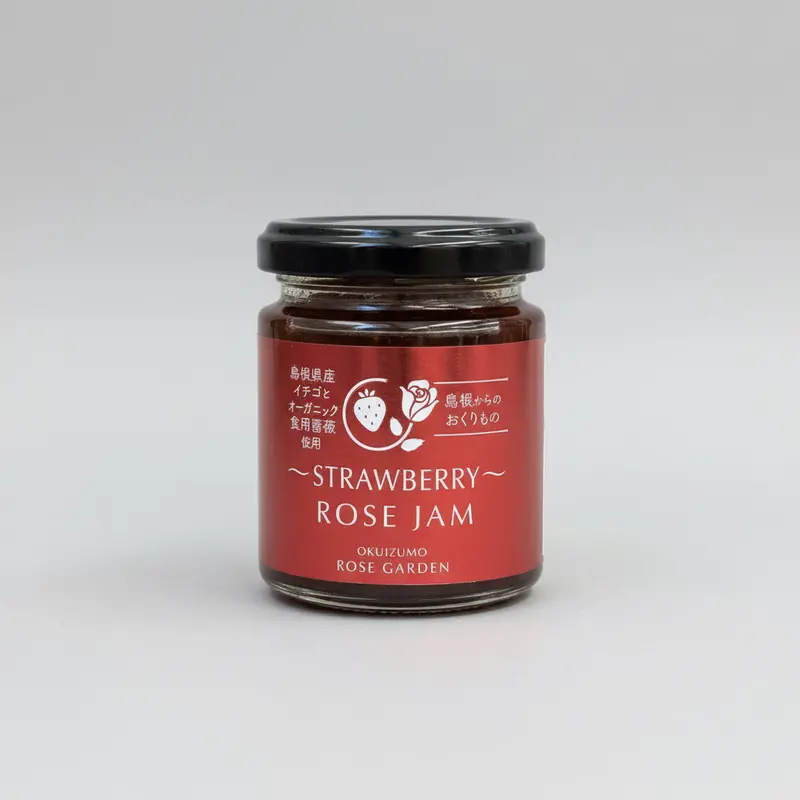 Okuizumo Rose Garden Strawberry-Rose Jam (100G) – 20% Off, Best By June 2026 1