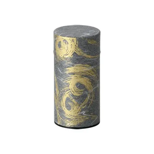 Okumura Seikan Nankyo Black Gold Green Tea In Washi-Wrapped Tin Can 1