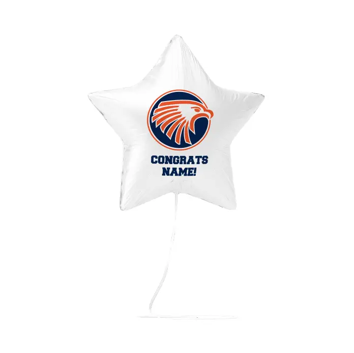 Olathe East High School Graduation Balloon – 17-Inch Custom Congrats Design 1
