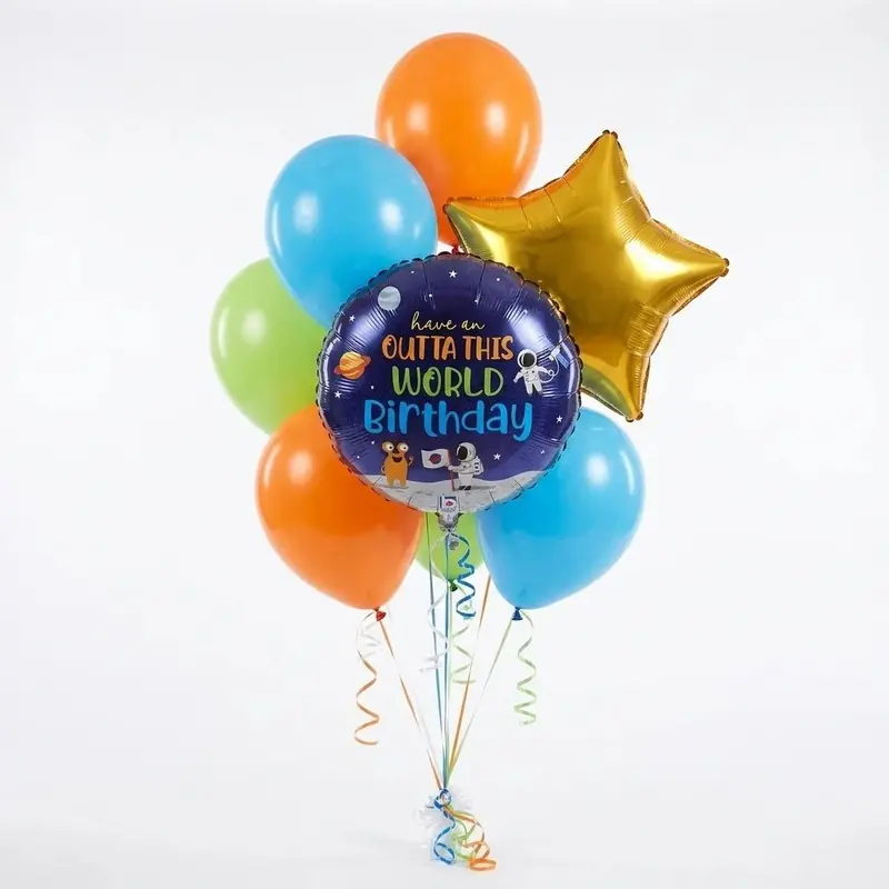 'Outta This World' Cosmic Mini Birthday Bouquet 1