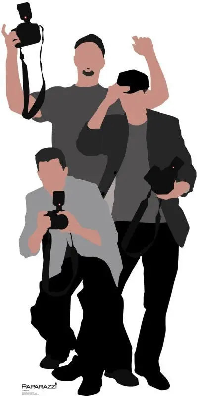 Paparazzi-Themed Life-Size Cardboard Standup – Made-To-Order, Ready In 10–14 Business Days 1