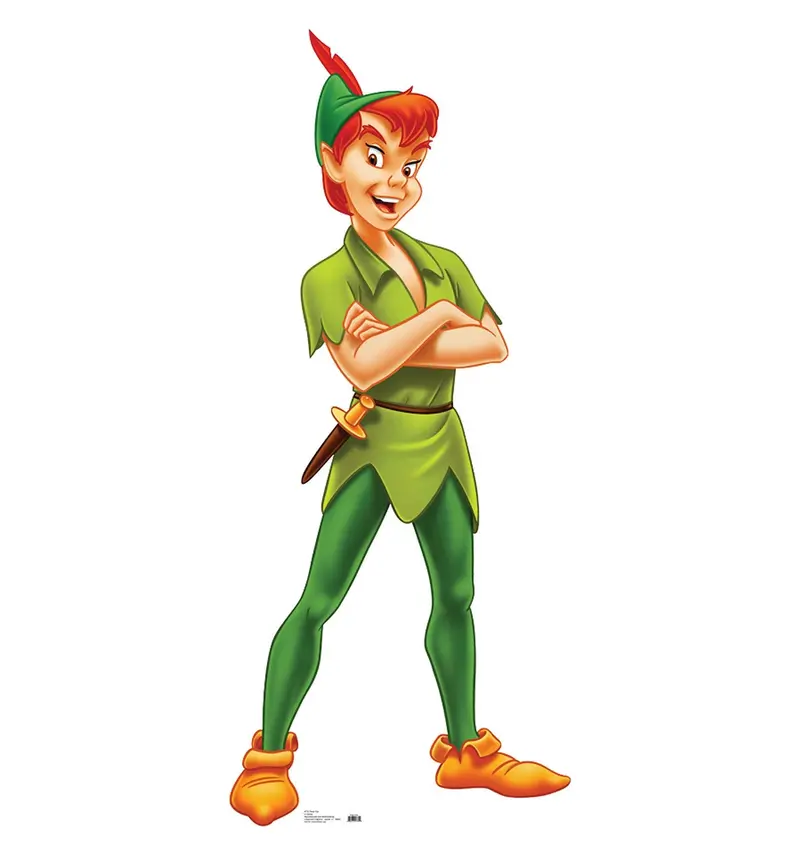 Peter Pan Lifesize Cardboard Standup – Adventure-Themed Cutout, Made-To-Order, 10–14 Days 1