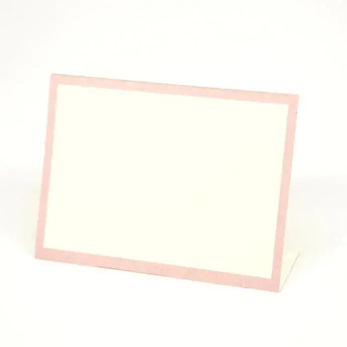 Pink Framed Elegant Place Cards – 12-Pack 1