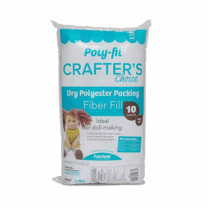 Poly-Fil Crafter’S Choice Polyester Stuffing – Soft, Washable Fill 1