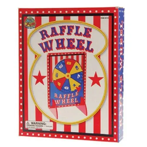 Premium Carnival-Style Raffle Wheel – Deluxe Spinning Prize Display 1