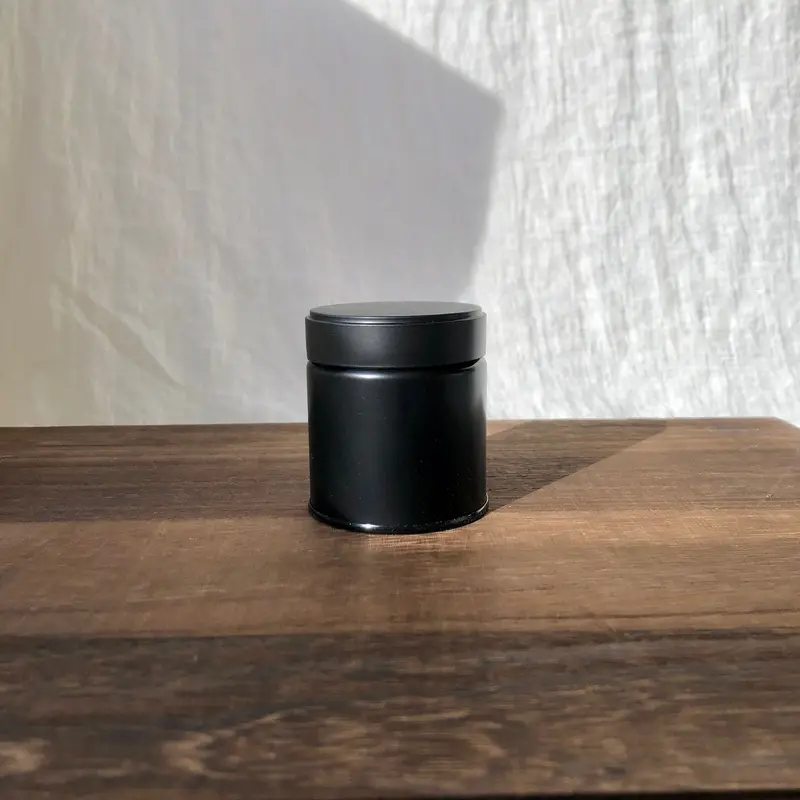 Preorder Matcha Tin With Black Screw Cap – Limited Availability (3–6 Month Lead Time) 1