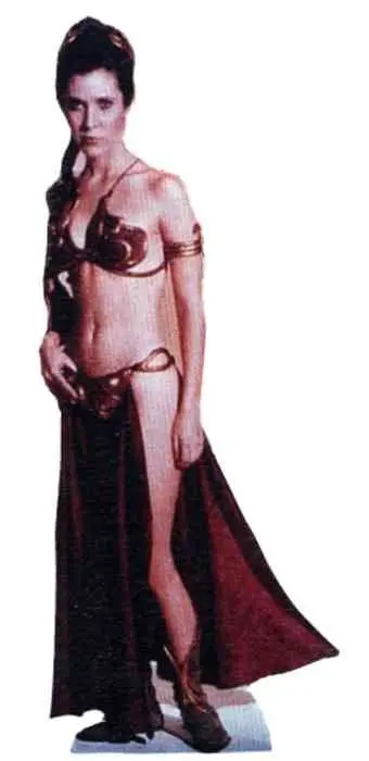 Princess Leia Slave Girl Life-Size Cardboard Standup – Licensed Design, Made-To-Order, 10–14 Business Days 1