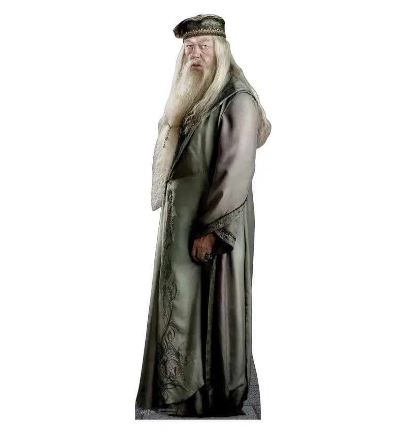 Professor Dumbledore Life-Size Cardboard Standup – Harry Potter Collection, Custom-Fabricated (10–14 Days) 1