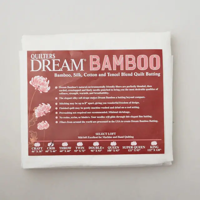 Quilters Dream Bamboo Batting For Crib Quilts – 60 In X 46 In 1