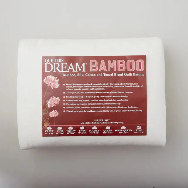 Quilters Dream Bamboo Batting For King-Size Quilts – 122 In X 120 In 1