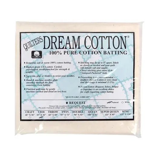 Quilters Dream Natural Cotton Batting For Crib Quilts – 60 In X 46 In 1
