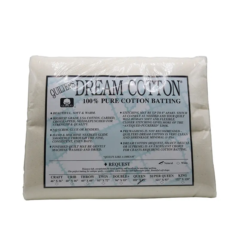 Quilters Dream Natural Cotton Batting For Queen-Size Quilts – 108 In X 93 In 1