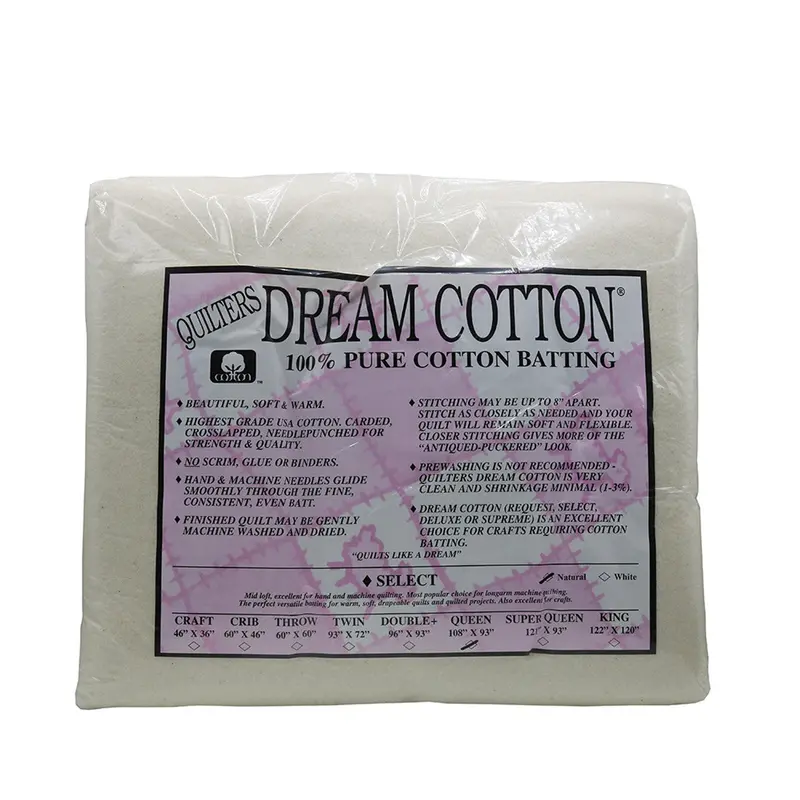 Quilters Dream Natural Cotton Batting For Queen-Size Quilts – 108 In X 93 In 1