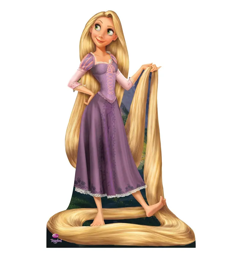 Rapunzel From Tangled Life-Size Cardboard Standup – Disney-Themed, Made-To-Order, 10–14 Day Delivery 1