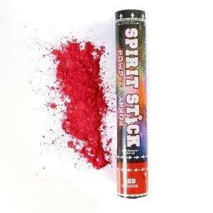 Red 12-Inch Spirit Stick Powder Cannon – Single Unit 1