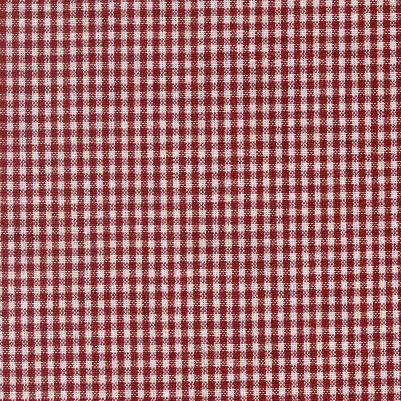Red And White Mini-Check Tea Towel – Cotton Kitchen Linen 1