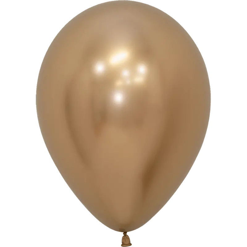 Reflex Gold 11-Inch Latex Balloons – Premium Sempertex Pack (50 Count) 1