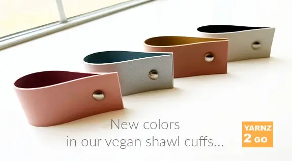 Reversible Vegan Leather Shawl Cuffs 1