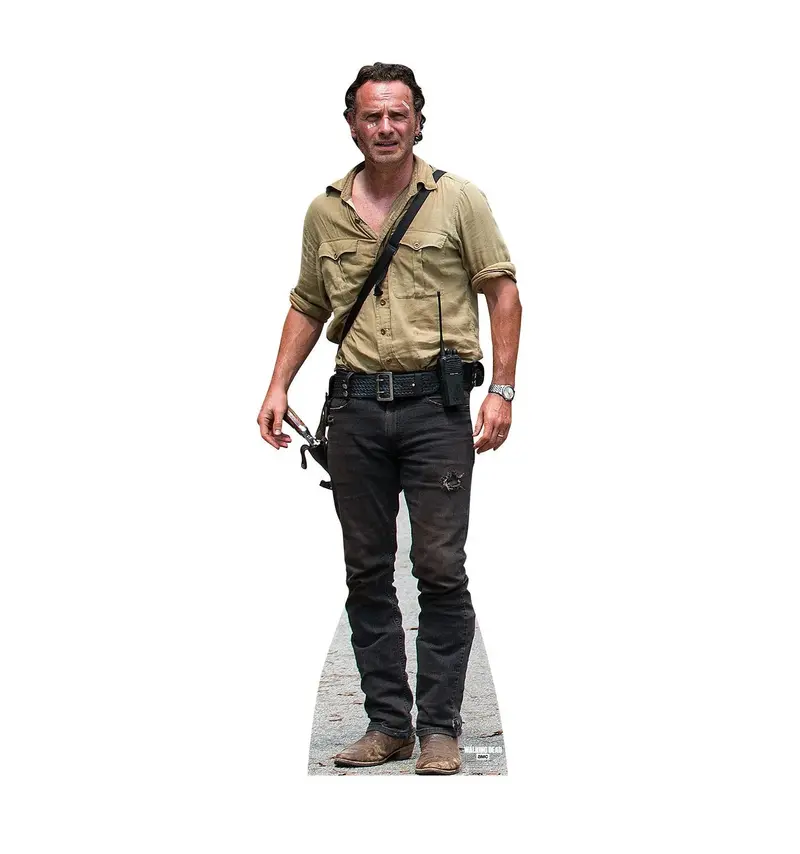 Rick Grimes Life-Size Standup From The Walking Dead – Handcrafted, 10–14 Day Production 1