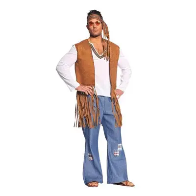 'Right On' Retro Costume – Xxl Vintage-Inspired Dress-Up Outfit 1