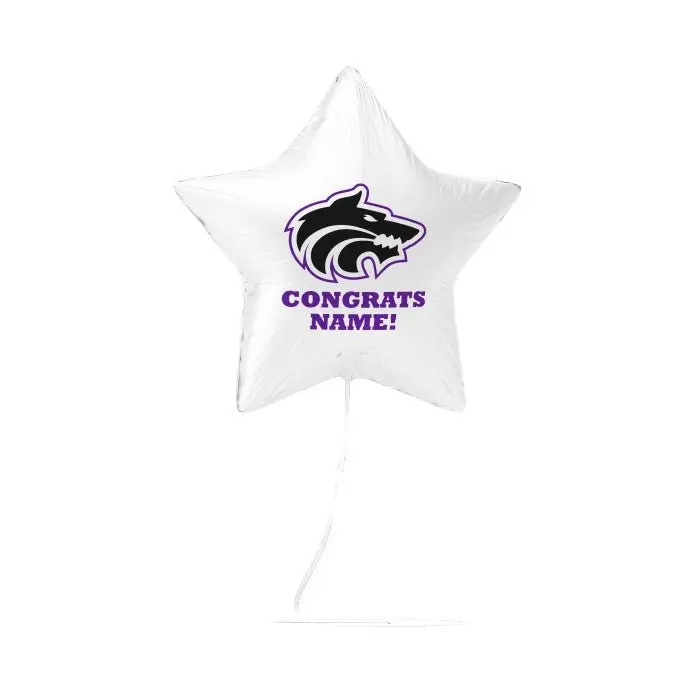 Riverton High School Graduation Balloon – 17-Inch Custom Congrats Design 1