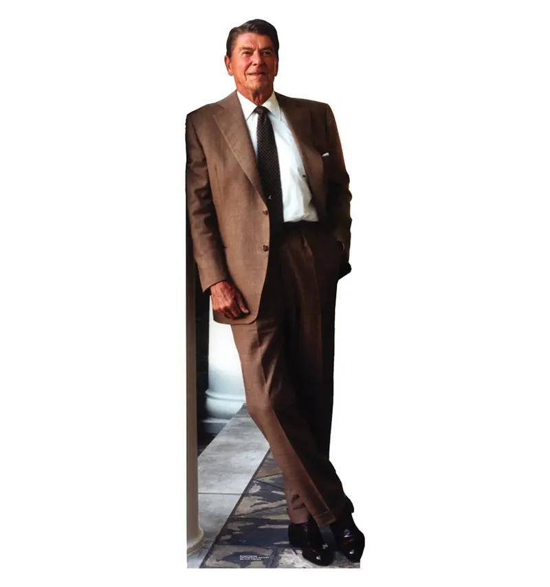 Ronald Reagan Full-Size Cardboard Standee – Custom-Crafted, 10–14 Day Production Window 1