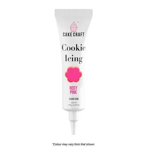 Rosy Pink Cookie Icing – 1 Container, Ready-To-Use Decorative Frosting 1