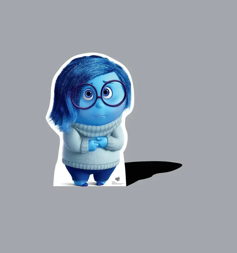 Sadness Life-Size Standup From Inside Out – Detailed Full-Height Cutout, Custom Production (10–14 Days) 1