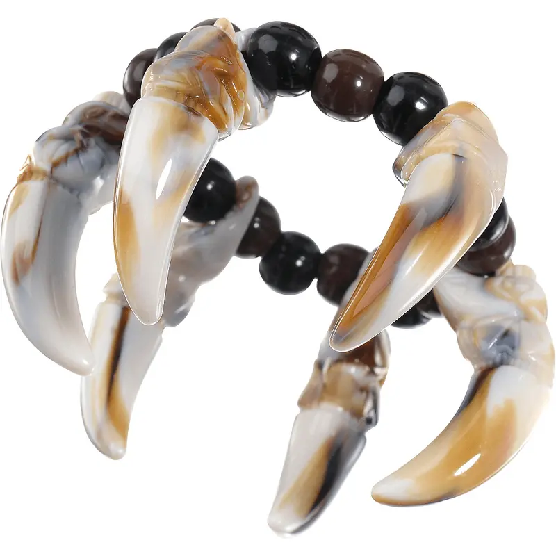 Safari-Inspired Witch Doctor Beaded Bracelet | Handcrafted Accent 1