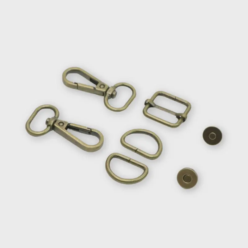 Sallie Tomato Level 4 Hardware Kit – 3/4" Antique Brass Finish 1