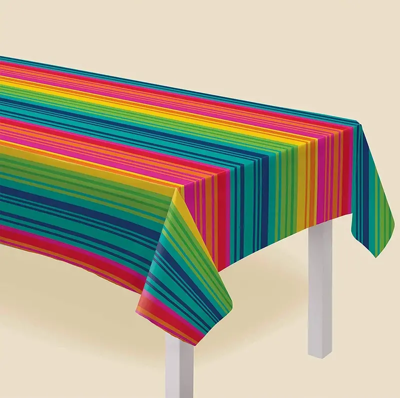 Serape-Print Flannel Table Cover 1