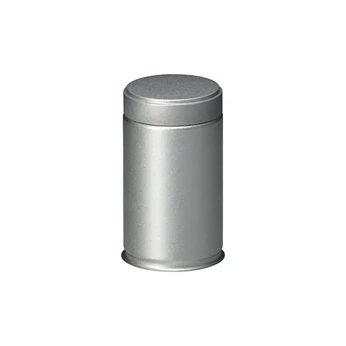 Silver Pull-Top Tea Tin – Food-Grade Tin-Plated Steel (80G Capacity) 1