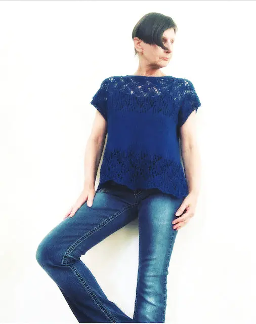 Skylah Shawl Knitting Pattern 1