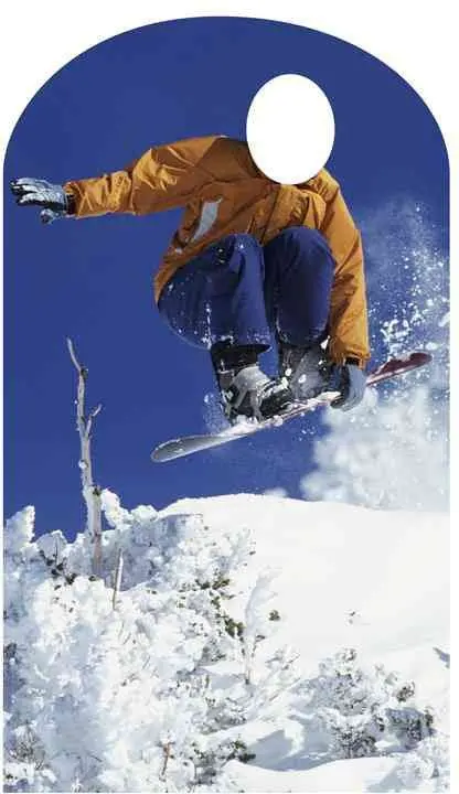 Snowboarder Life-Size Stand-In Cutout – Made-To-Order, 10–14 Day Processing 1