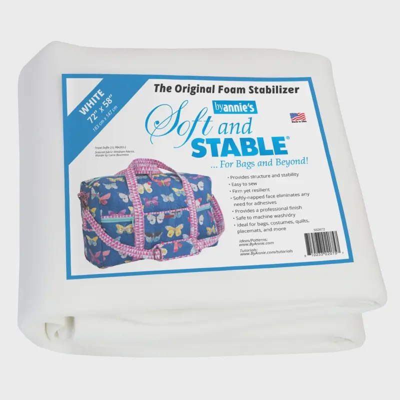 Soft And Stable Stabilizer – White Polyester Foam, 72" X 58", 100% Washable 1
